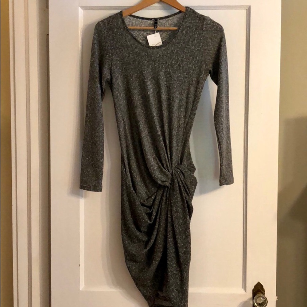 Dark gray dress